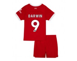 Liverpool Darwin Nunez #9 Hemmaställ Barn 2023-24 Kortärmad (+ Korta byxor)
